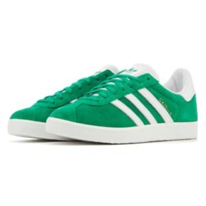 Adidas Gazelle 85 Green White Gold Metallic - Sneaker basket homme femme - 2