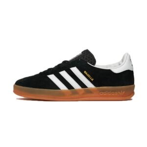 Adidas Gazelle Black White Gum - Sneaker basket homme femme - 1