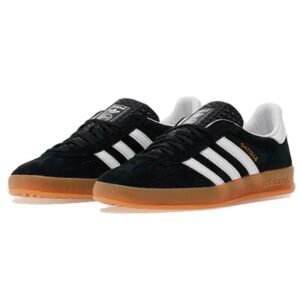 Adidas Gazelle Black White Gum - Sneaker basket homme femme - 2