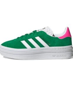 Adidas Gazelle Bold Green Lucid Pink - Sneaker basket homme femme - 1