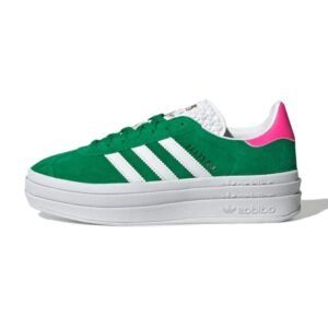 Adidas Gazelle Bold Green Lucid Pink - Sneaker basket homme femme - 1