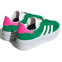 Adidas Gazelle Bold Green Lucid Pink - Sneaker basket homme femme - 2