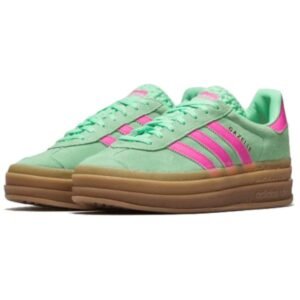 Adidas Gazelle Bold Pulse Mint Pink - Sneaker basket homme femme - 2