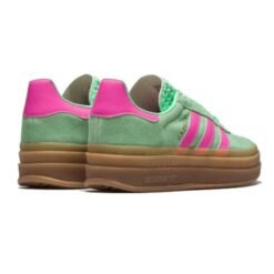 Adidas Gazelle Bold Pulse Mint Pink - Sneaker basket homme femme - 3