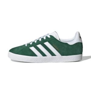 Adidas Gazelle Junior Dark Green White - Sneaker basket homme femme - 1