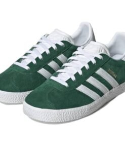 Adidas Gazelle Junior Dark Green White - Sneaker basket homme femme - 2