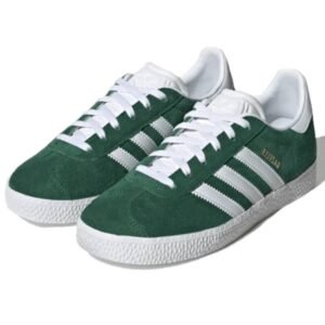 Adidas Gazelle Junior Dark Green White - Sneaker basket homme femme - 2