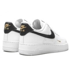 Air Force 1 Low '07 Essential White Black Gold Mini Swoosh - Sneaker basket homme femme - 3
