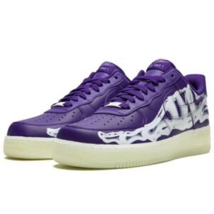 Air Force 1 Low '07 QS Purple Skeleton Halloween (2021) - Sneaker basket homme femme - 2