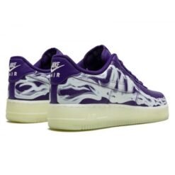 Air Force 1 Low '07 QS Purple Skeleton Halloween (2021) - Sneaker basket homme femme - 3