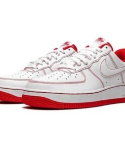 Air Force 1 Low '07 White University Red - Sneaker basket homme femme - 2
