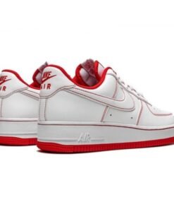 Air Force 1 Low '07 White University Red - Sneaker basket homme femme - 3