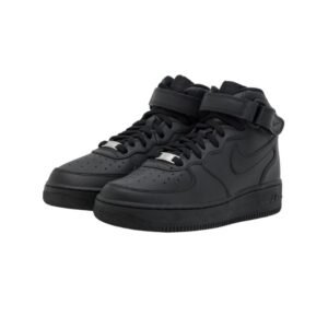 Air Force 1 Mid Black - Sneaker basket homme femme - 1