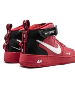 Air Force 1 Mid Utility University Red - Sneaker basket homme femme - 2