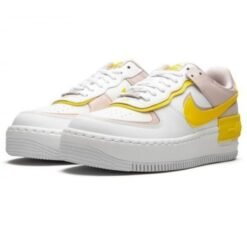 Air Force 1 Shadow White Barely Rose Speed Yellow - Sneaker basket homme femme - 2