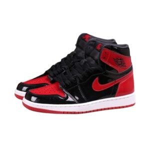 Air Jordan 1 High Bred Patent - Sneaker basket homme femme - 2