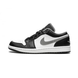 Air Jordan 1 Low Black White Grey - Sneaker basket homme femme - 1