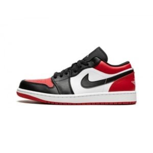 Air Jordan 1 Low Bred Toe - Sneaker basket homme femme - 1