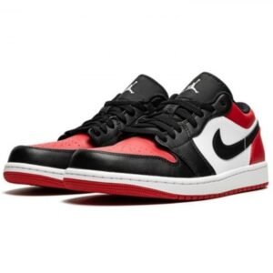 Air Jordan 1 Low Bred Toe - Sneaker basket homme femme - 2