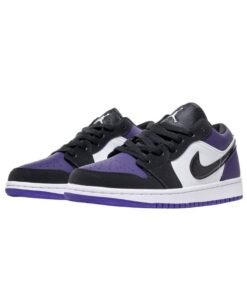 Air Jordan 1 Low Court Purple - Sneaker basket homme femme - 2