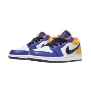 Air Jordan 1 Low Royal Yellow - Sneaker basket homme femme - 2