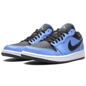 Air Jordan 1 Low University Blue Black - Sneaker basket homme femme - 2