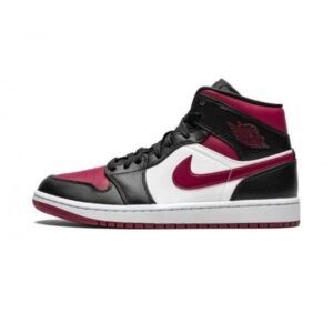 Air Jordan 1 Mid Bred Toe - Sneaker basket homme femme - 1