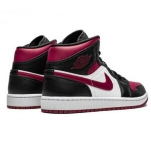 Air Jordan 1 Mid Bred Toe - Sneaker basket homme femme - 3