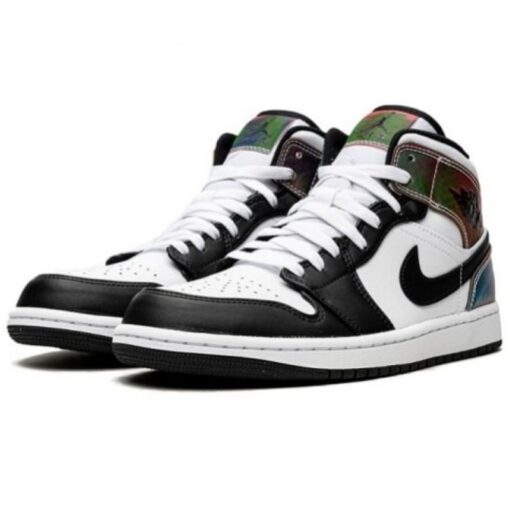 Air Jordan 1 Mid Heat Reactive - Sneaker basket homme femme - 2