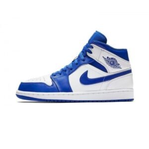 Air Jordan 1 Mid Hyper Royal - Sneaker basket homme femme - 1