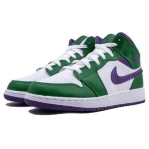 Air Jordan 1 Mid Incredible Hulk - Sneaker basket homme femme - 2