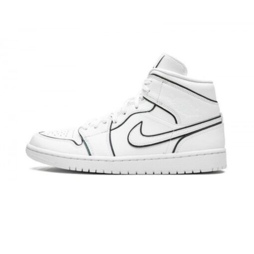 Air Jordan 1 Mid Iridescent Reflective White - Sneaker basket homme femme - 1