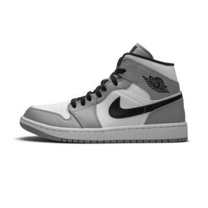 Air Jordan 1 Mid Light Smoke Grey - Sneaker basket homme femme - 1