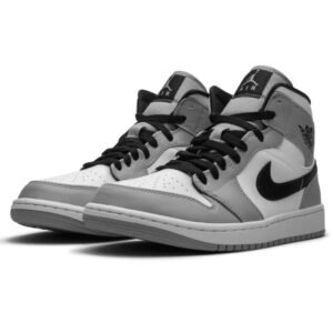 Air Jordan 1 Mid Light Smoke Grey - Sneaker basket homme femme - 2