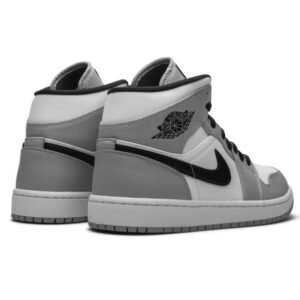 Air Jordan 1 Mid Light Smoke Grey - Sneaker basket homme femme - 3