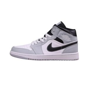 Air Jordan 1 Mid Light Smoke Grey Anthracite - Sneaker basket homme femme - 1