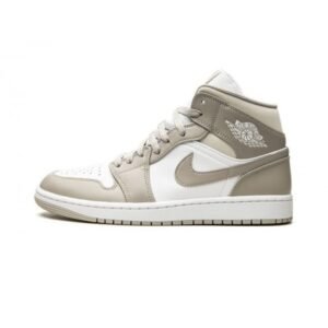 Air Jordan 1 Mid Linen - Sneaker basket homme femme - 1