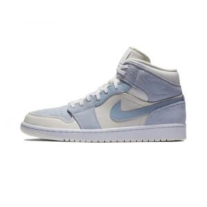 Air Jordan 1 Mid Mixed Textures Blue - Sneaker basket homme femme - 1