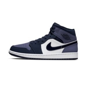 Air Jordan 1 Mid Obsidian Sanded Purple - Sneaker basket homme femme - 1