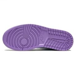 Air Jordan 1 Mid Purple Aqua - Sneaker basket homme femme - 4
