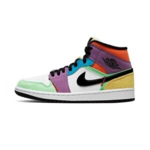 Air Jordan 1 Mid SE Multi-Color (W) - Sneaker basket homme femme - 1