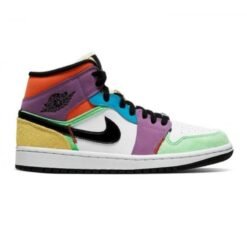 Air Jordan 1 Mid SE Multi-Color (W) - Sneaker basket homme femme - 3
