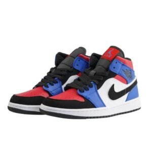 Air Jordan 1 Mid Top 3 - Sneaker basket homme femme - 2