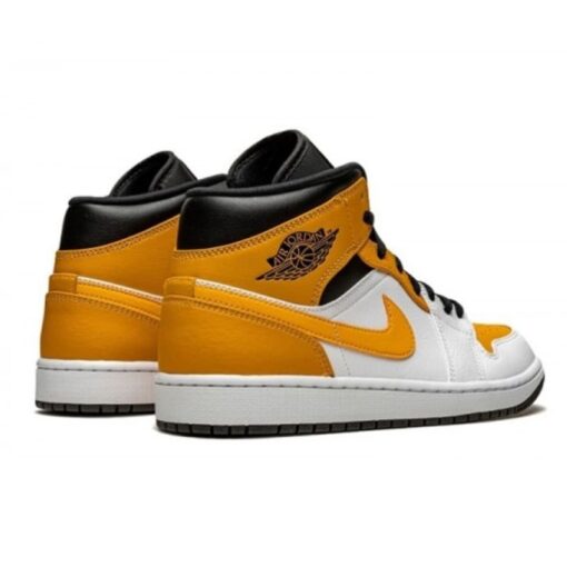 Air Jordan 1 Mid University Gold - Sneaker basket homme femme - 3