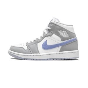 Air Jordan 1 Mid Wolf Grey - Sneaker basket homme femme - 1