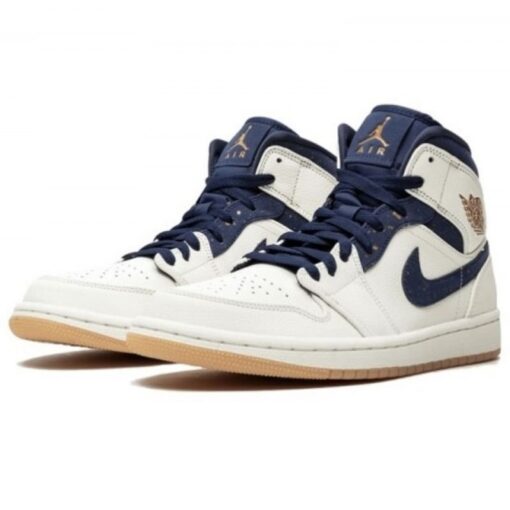 Air Jordan 1 Retro Mid Jeter - Sneaker basket homme femme - 2