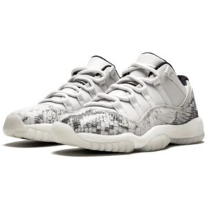 Air Jordan 11 Retro Low Snake Light Bone - Sneaker basket homme femme - 2