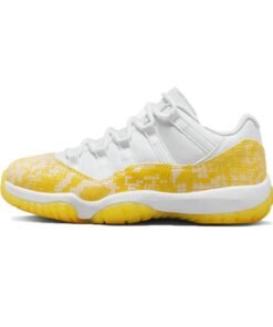 Air Jordan 11 Retro Low Yellow Snakeskin - Sneaker basket homme femme - 1