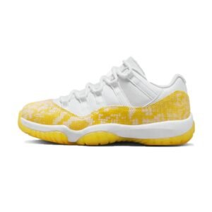 Air Jordan 11 Retro Low Yellow Snakeskin - Sneaker basket homme femme - 1