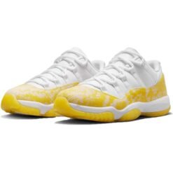 Air Jordan 11 Retro Low Yellow Snakeskin - Sneaker basket homme femme - 2